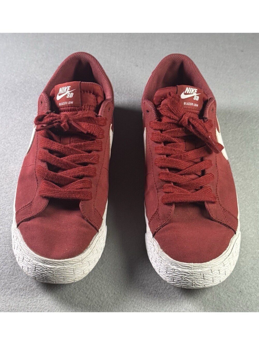 Nike SB Blazer Low Canvas Dark Cayenne Red Men’s Size 10 889053-619